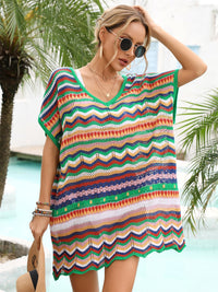 SCALLOPED COVER UP DRESS