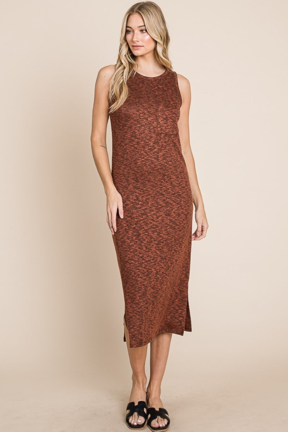 BONBONS MINI CAMI DRESS RUST