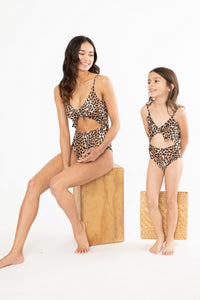 SAZINA LEOPARD ONE PIECE SWIMSUIT