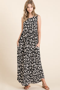 AFRIKA LEOPARD MAXI DRESS