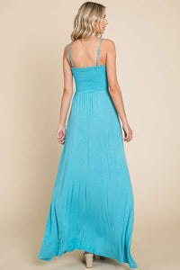 CENA CAMI MAXI DRESS PASTEL TEAL