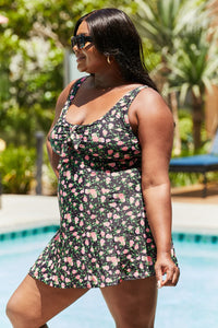 MIDNIGHT FLORALS SWIM DRESS