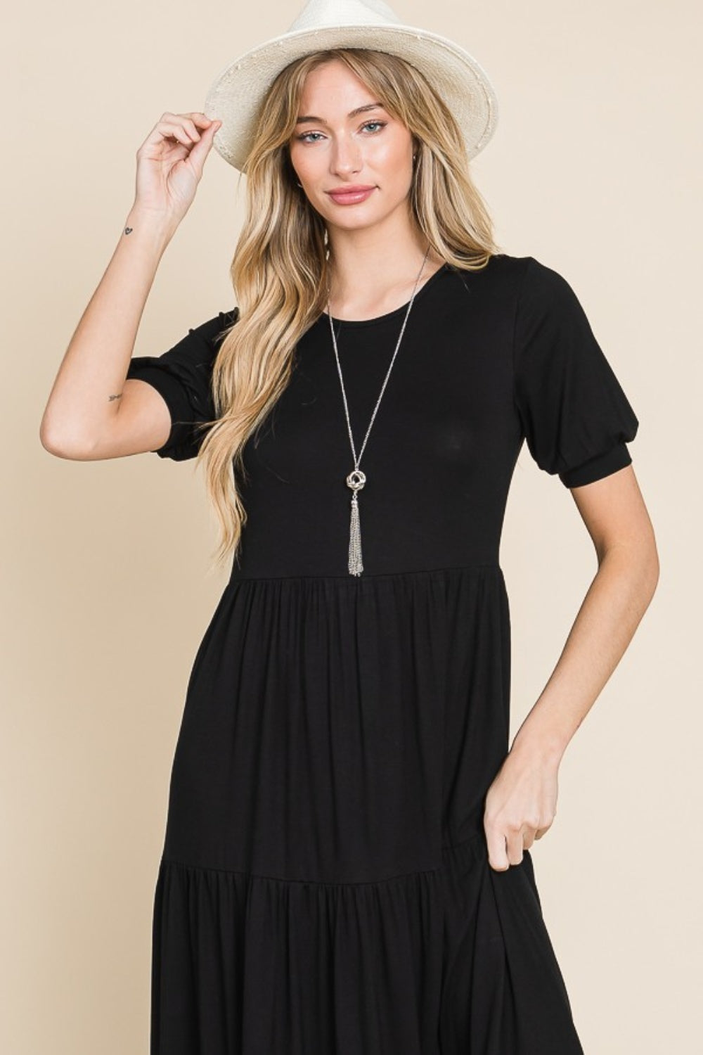 BONIANA BLACK DRESS