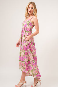 And The Why Floral High-Low Hem Cami Dress