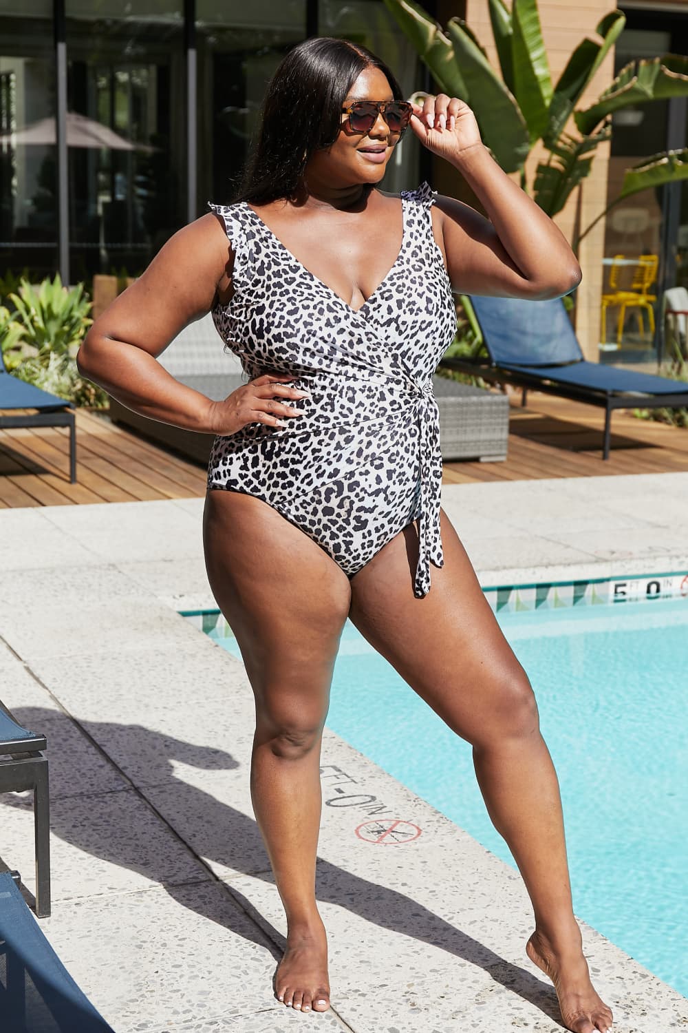 LINOPA ONE PIECE LEOPARD SWIMSUIT