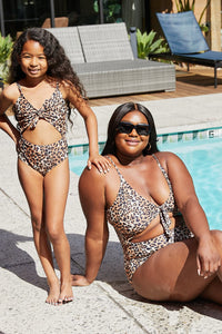 SAZINA LEOPARD ONE PIECE SWIMSUIT