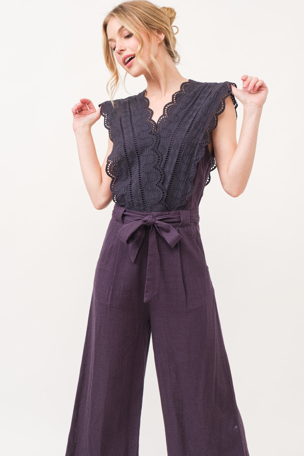 ATW LUXE PURPLE JUMPSUIT