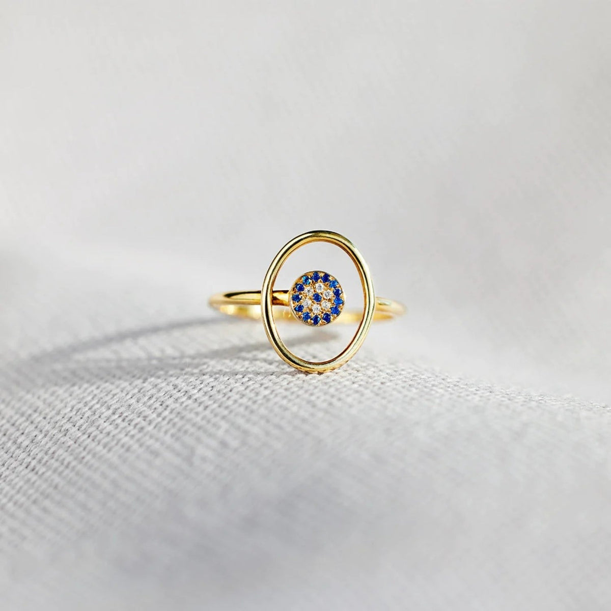 EVIL EYE RING 925