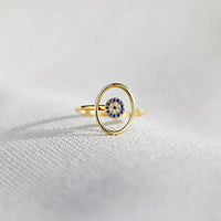 EVIL EYE RING 925