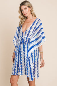 SERA PLUNGE NECK COVER UP