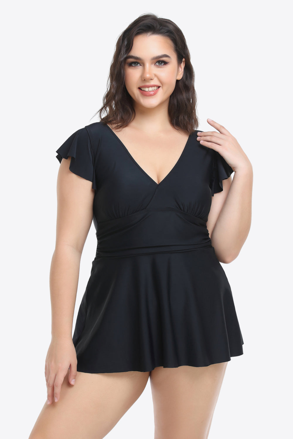 BLACK SWIM DRESS