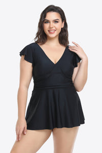 BLACK SWIM DRESS