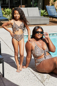 SAZINA LEOPARD ONE PIECE SWIMSUIT