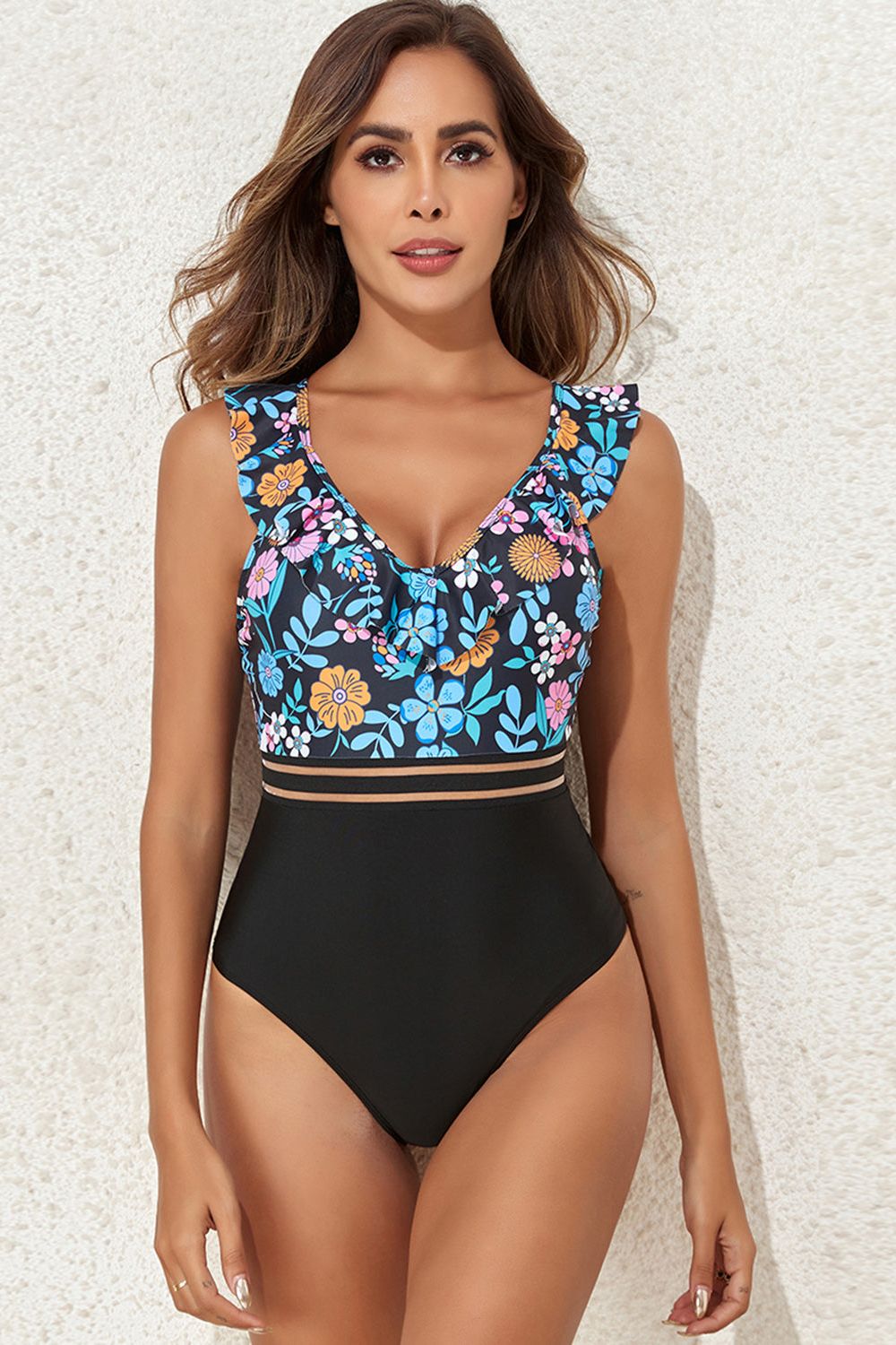 RUFFLED LINA ONE PIECE SWIMSUIT