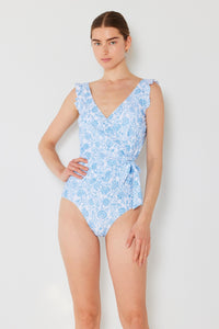 BLUE HUES ONE PIECE SWIMSUIT