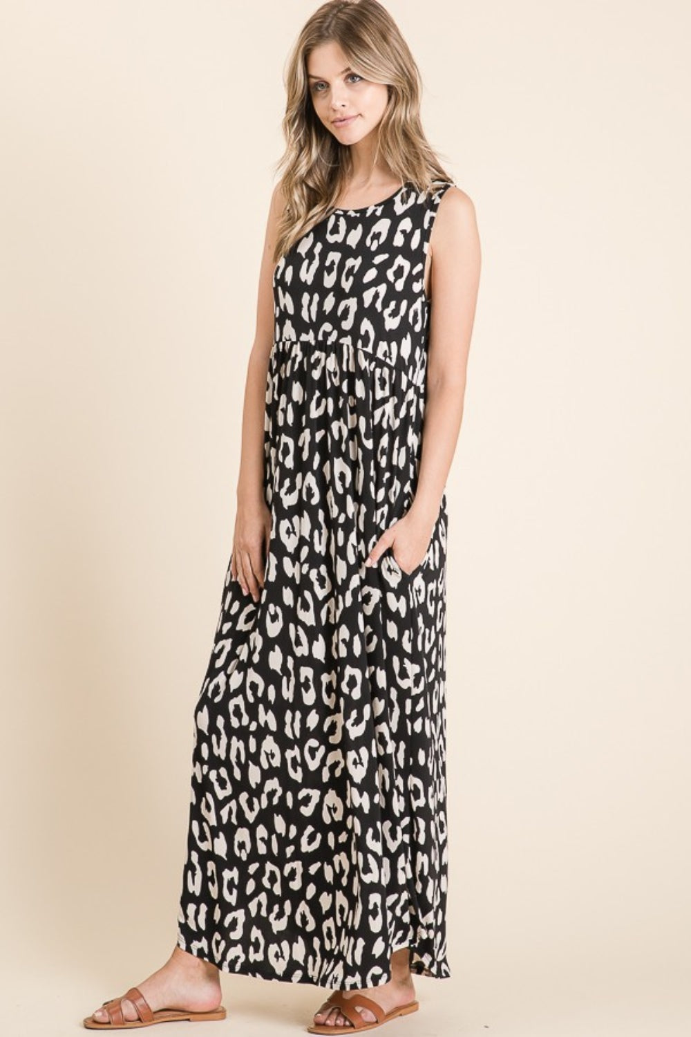 AFRIKA LEOPARD MAXI DRESS