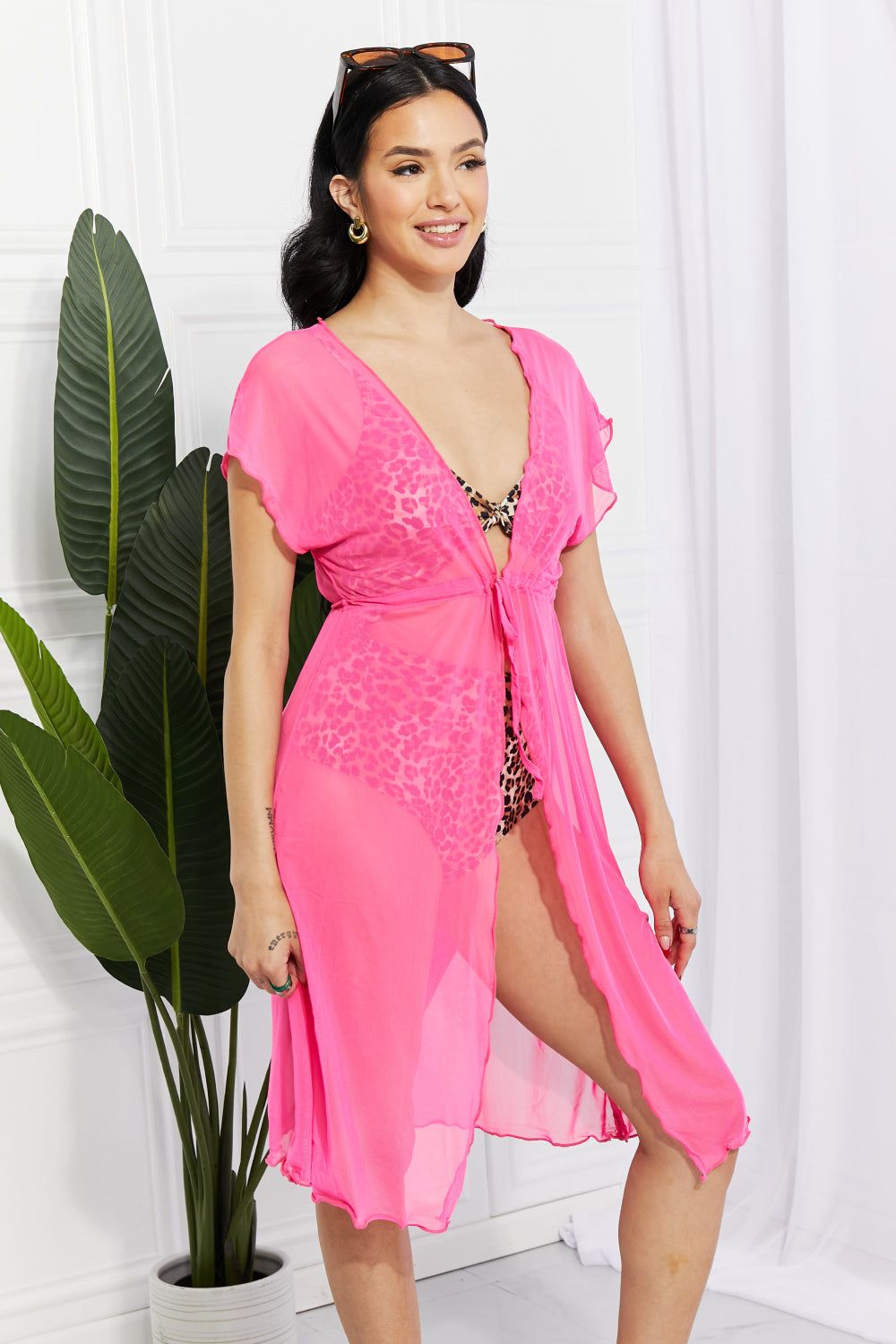 MARIANA BEACH COVER UP - PINK