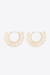 18K Gold-Plated Cutout Earrings