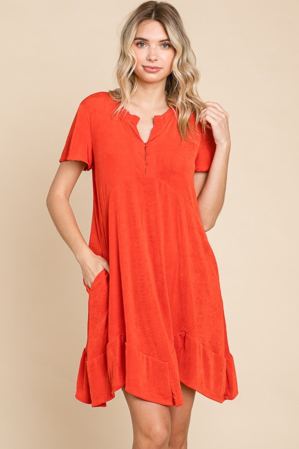 RUFINITA SCARLET DRESS