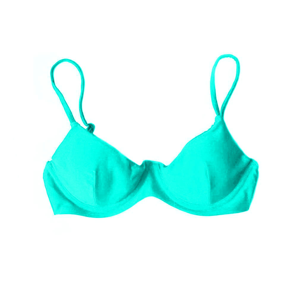 TROPEZ BIKINI TOP IN ICY MINT