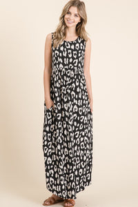 AFRIKA LEOPARD MAXI DRESS