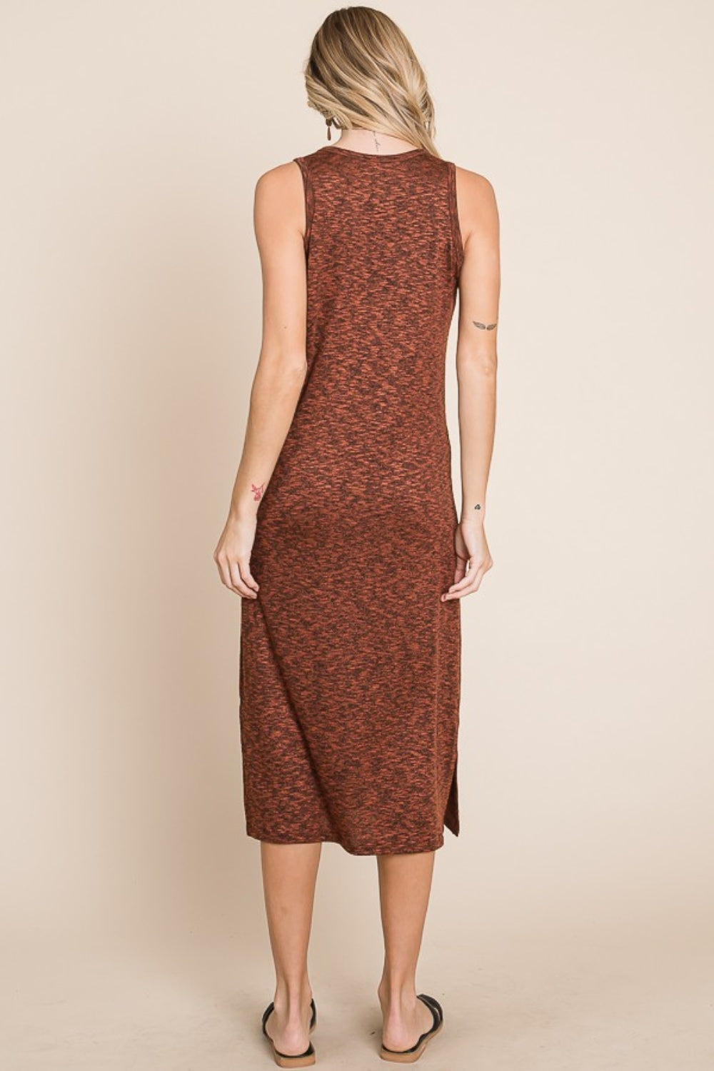 BONBONS MINI CAMI DRESS RUST