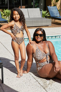 SAZINA LEOPARD ONE PIECE SWIMSUIT