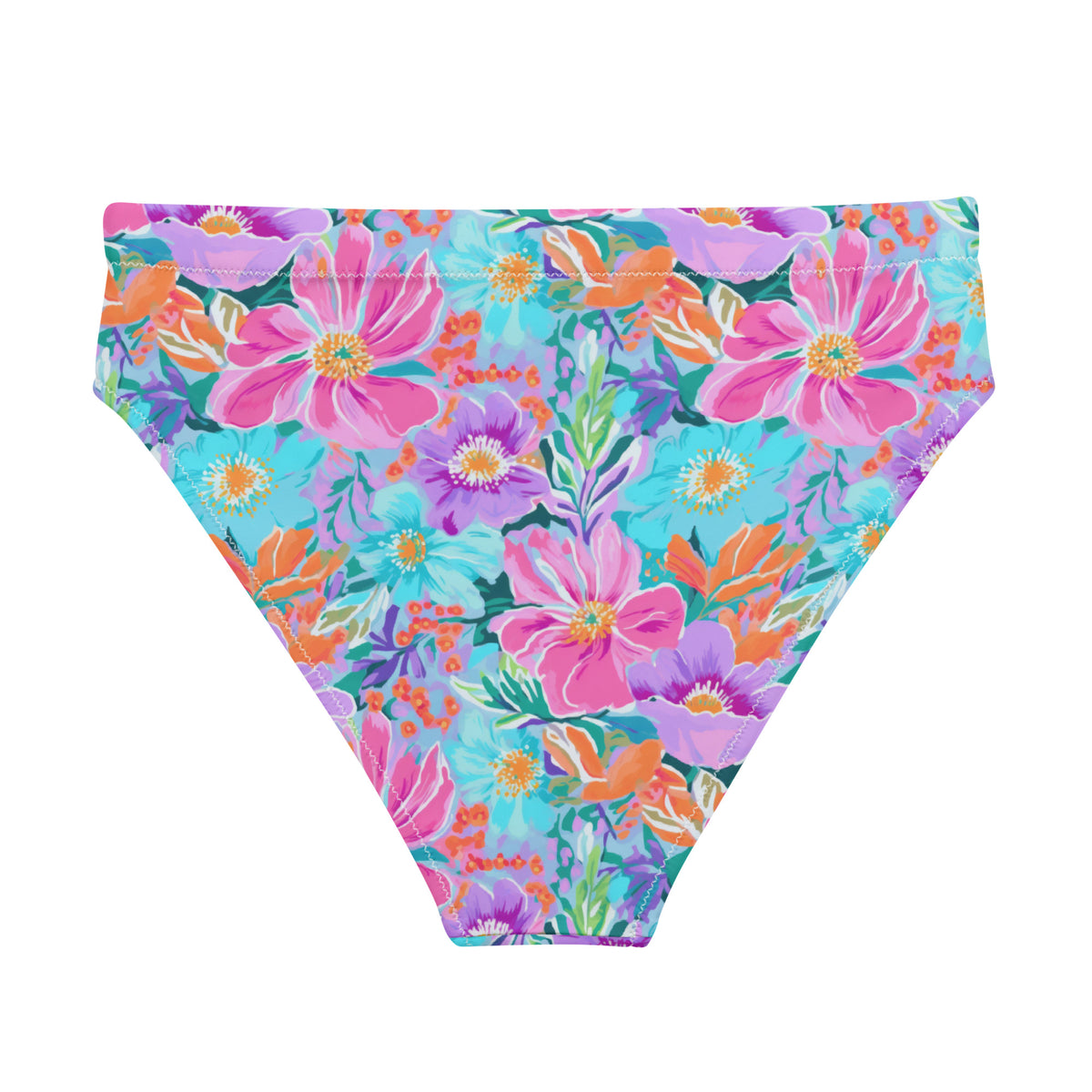 MIAMI ECO HIGH WAISTED BIKINI BOTTOM | FLURINA FLORALS