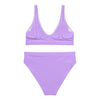 BERMUDA HIGH WAISTED BIKINI SET ECO - LILACANA PURPLE