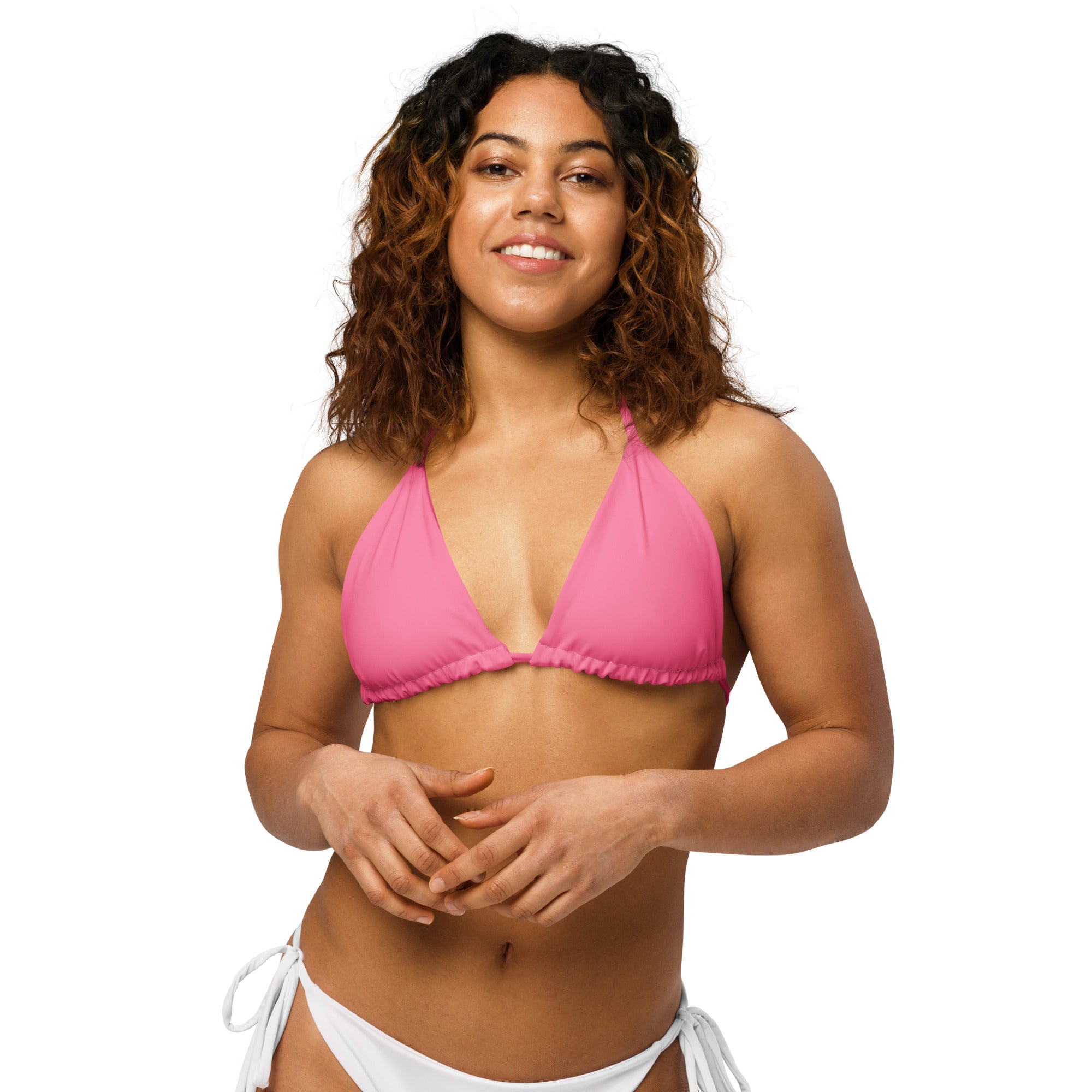 Pink soda bikini top on sale