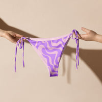 STRING BIKINI BOTTOM ECO - PURPLE SWIRLSA