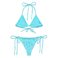 STRING BIKINI SET ECO - FLORAL SKYS