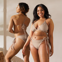 STRING BIKINI SET ECO - ZIG CHOCOLATE