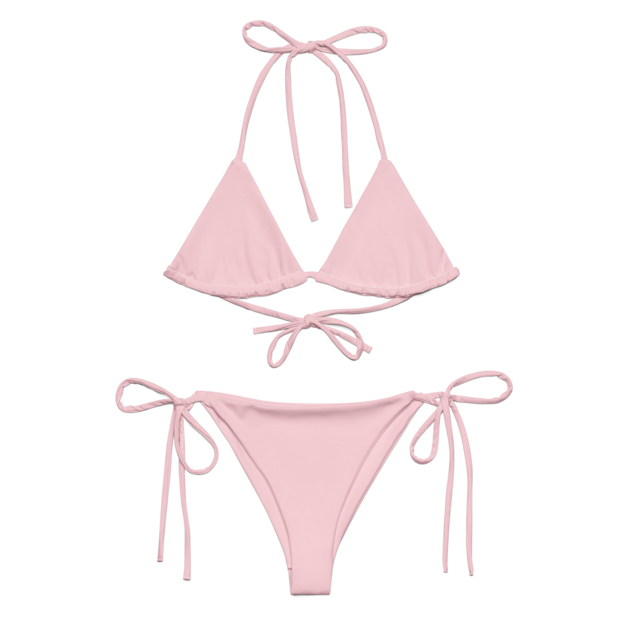 Andorine floral-print bikini set - Pink