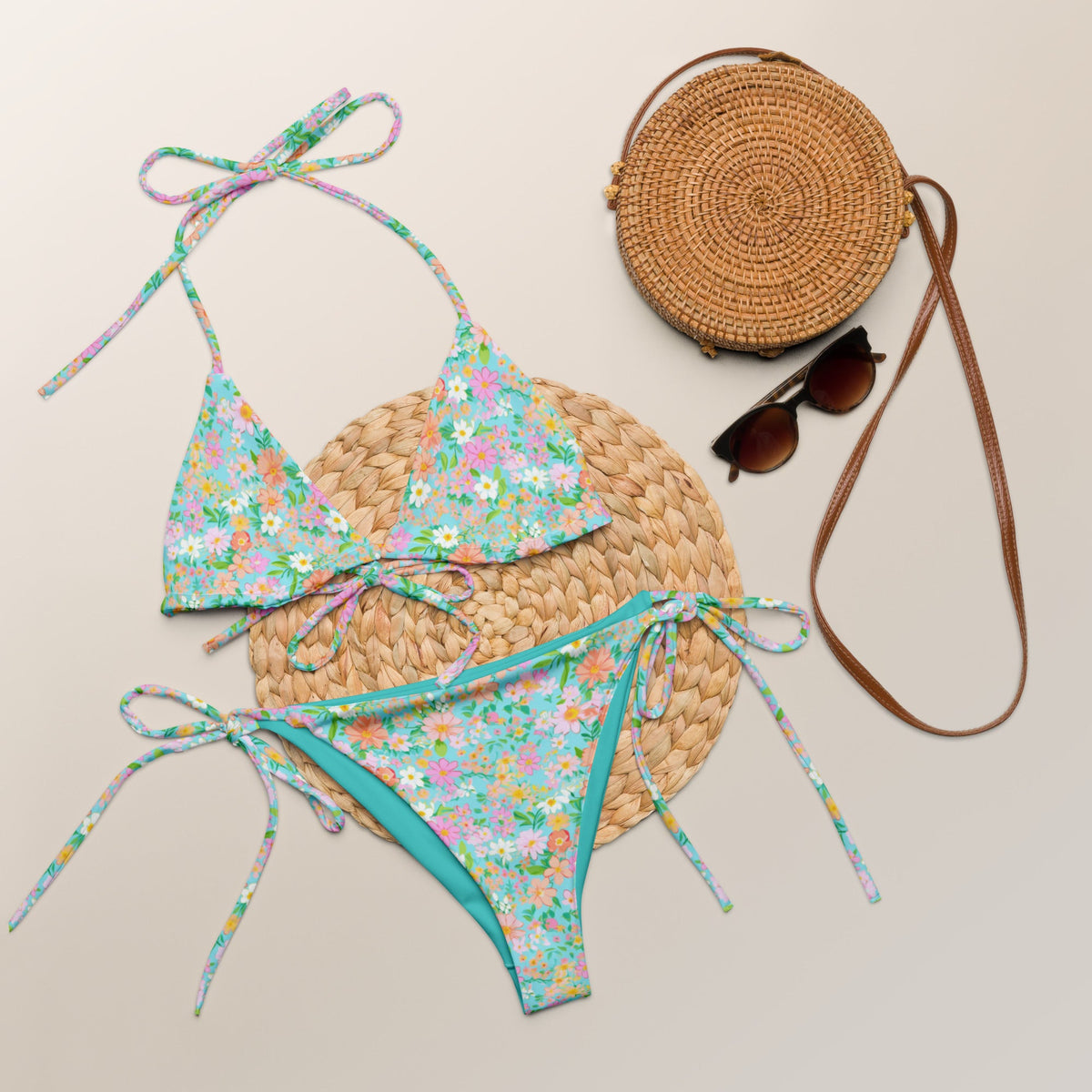 STRING BIKINI SET ECO - CAICOS FLORALS