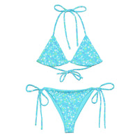 STRING BIKINI SET ECO - FLORAL SKYS