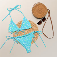 STRING BIKINI SET ECO - FLORAL SKYS