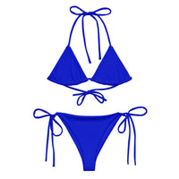 STRING BIKINI SET ECO - ELECTRIC BLUE