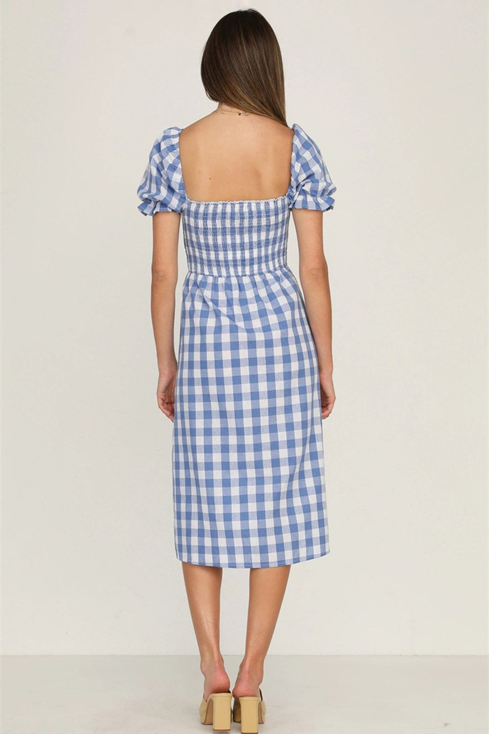 BENITA PLAID DRESS