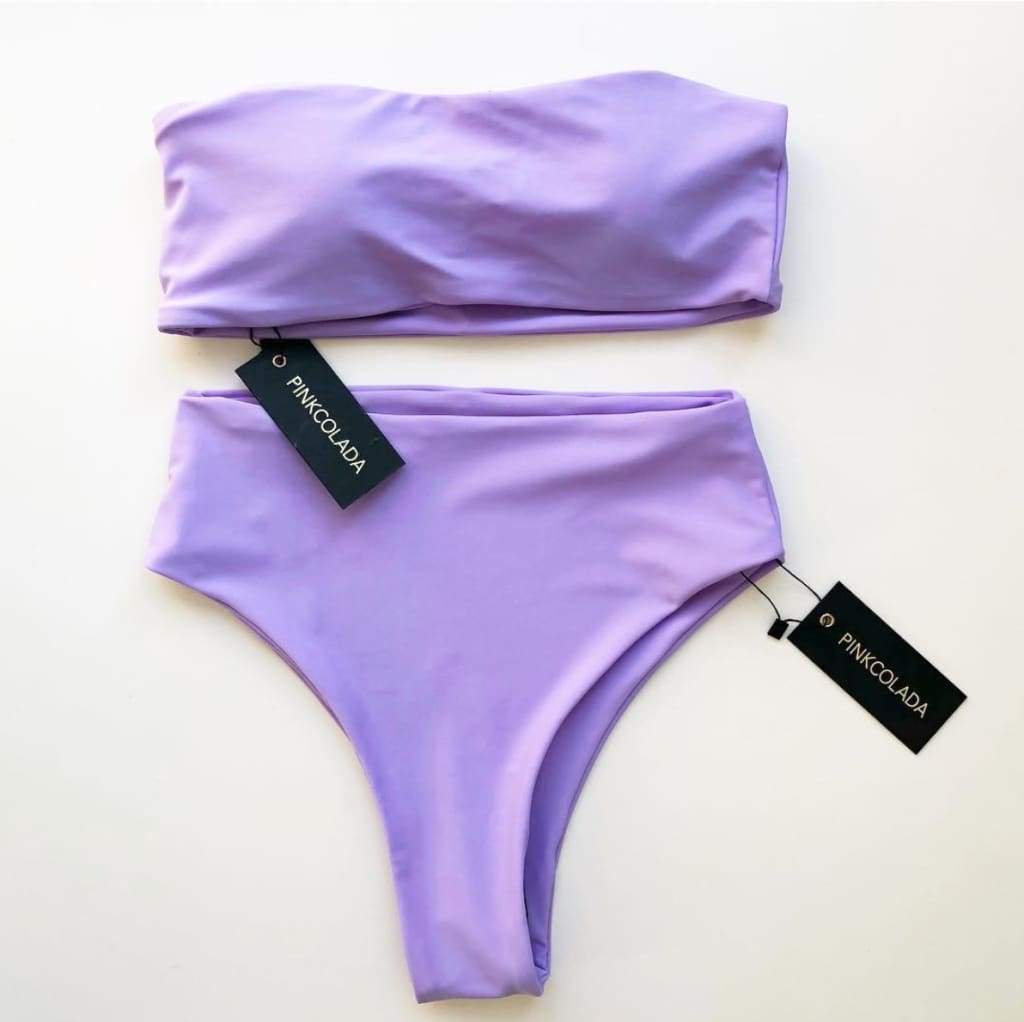 BAUDOUIN BIKINI BOTTOM IN LILAC LILY - PINKCOLADA