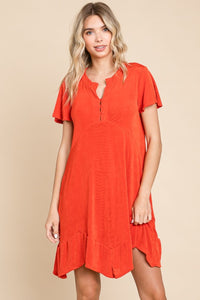 RUFINITA SCARLET DRESS