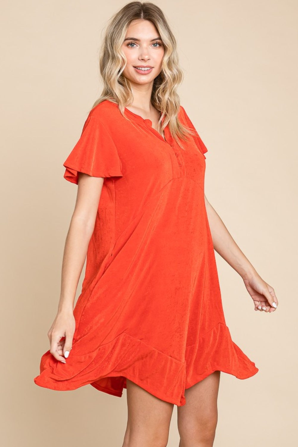 RUFINITA SCARLET DRESS