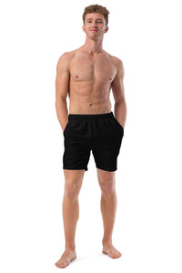 ECO MEN'S SWIM SHORTS | BLACK - PINKCOLADA