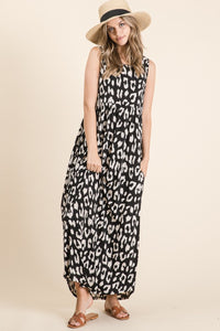 AFRIKA LEOPARD MAXI DRESS